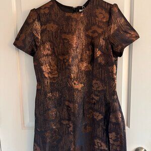 Metallic Cocktail Dress